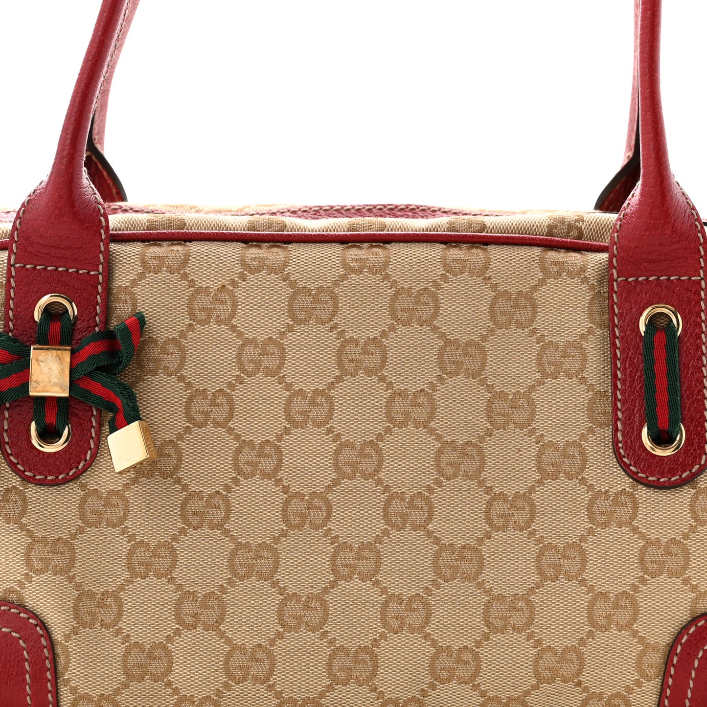 Monogram Small Princy Satchel Red