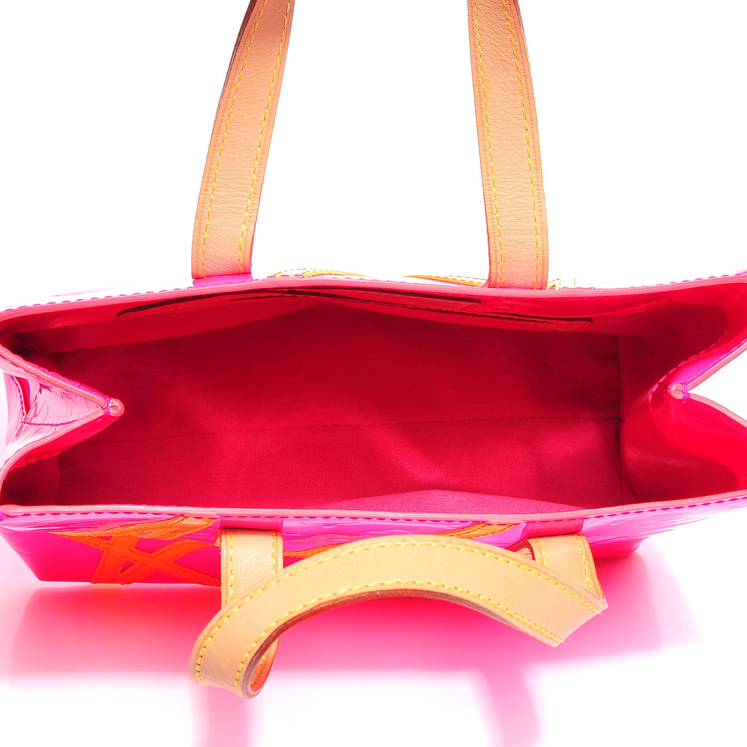 Louis Vuitton Vernis Fluo Reade PM Rose 7 of 7
