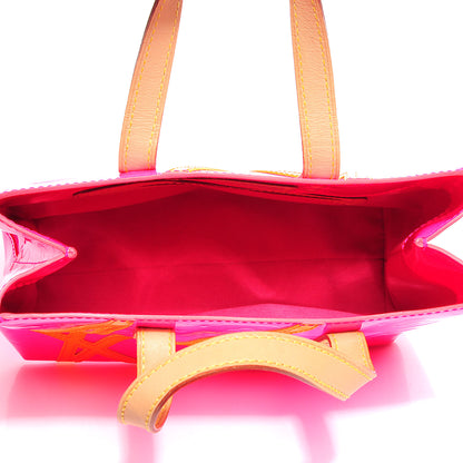 Louis Vuitton Vernis Fluo Reade PM Rose 7 of 7