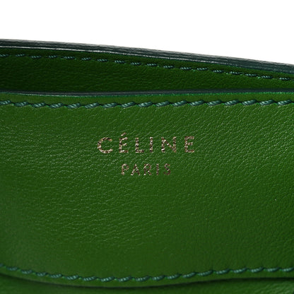 Celine Smooth Calfskin Mini Luggage Green 5 of 8