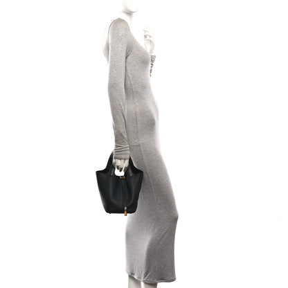 Hermes Taurillon Clemence Picotin Lock 18 PM Black 2 of 13