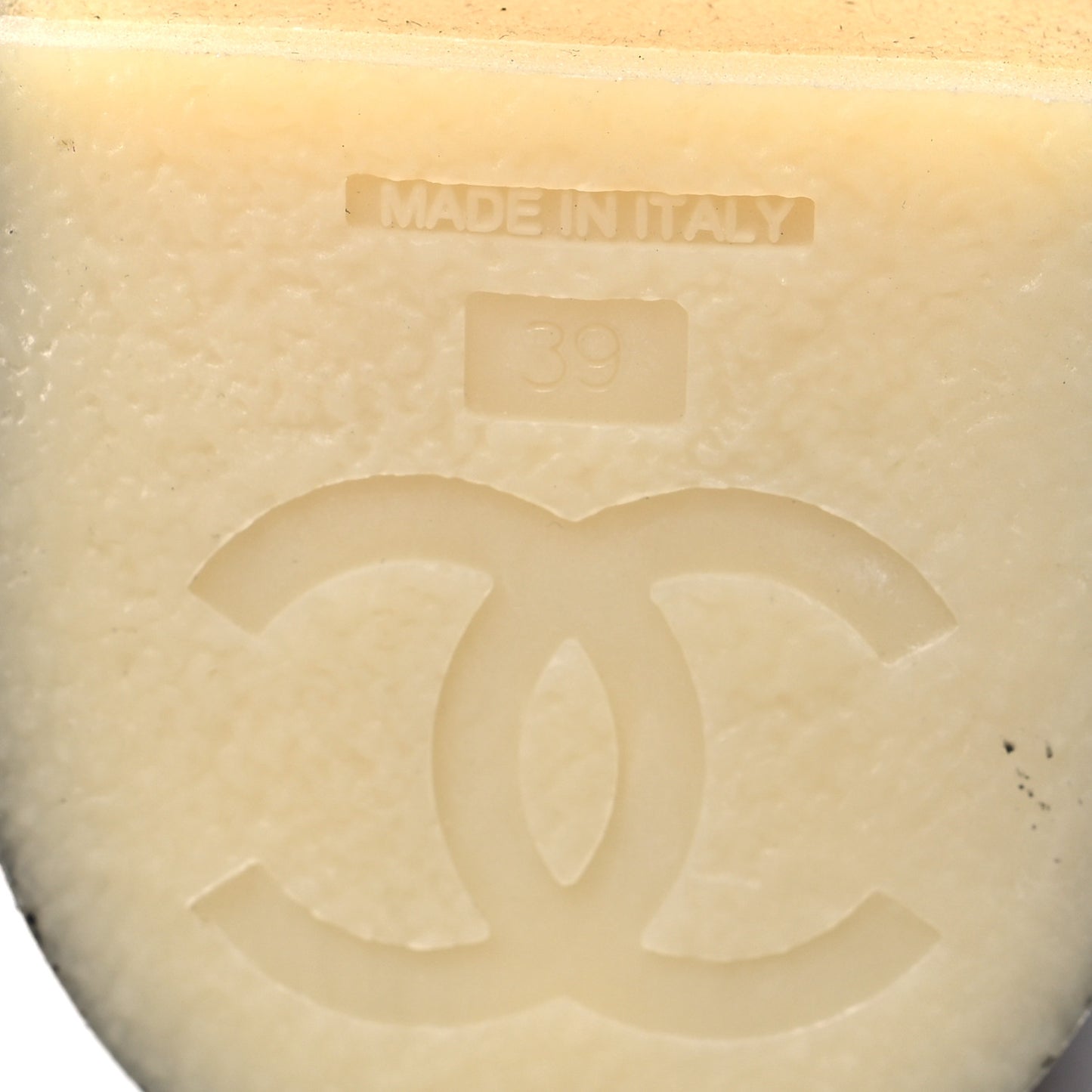 Calfskin CC Turnlock High Boots 39 Black