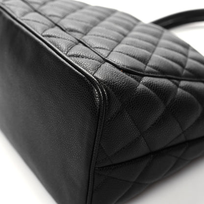 Chanel Caviar Quilted Medallion Tote Black 11 of 12