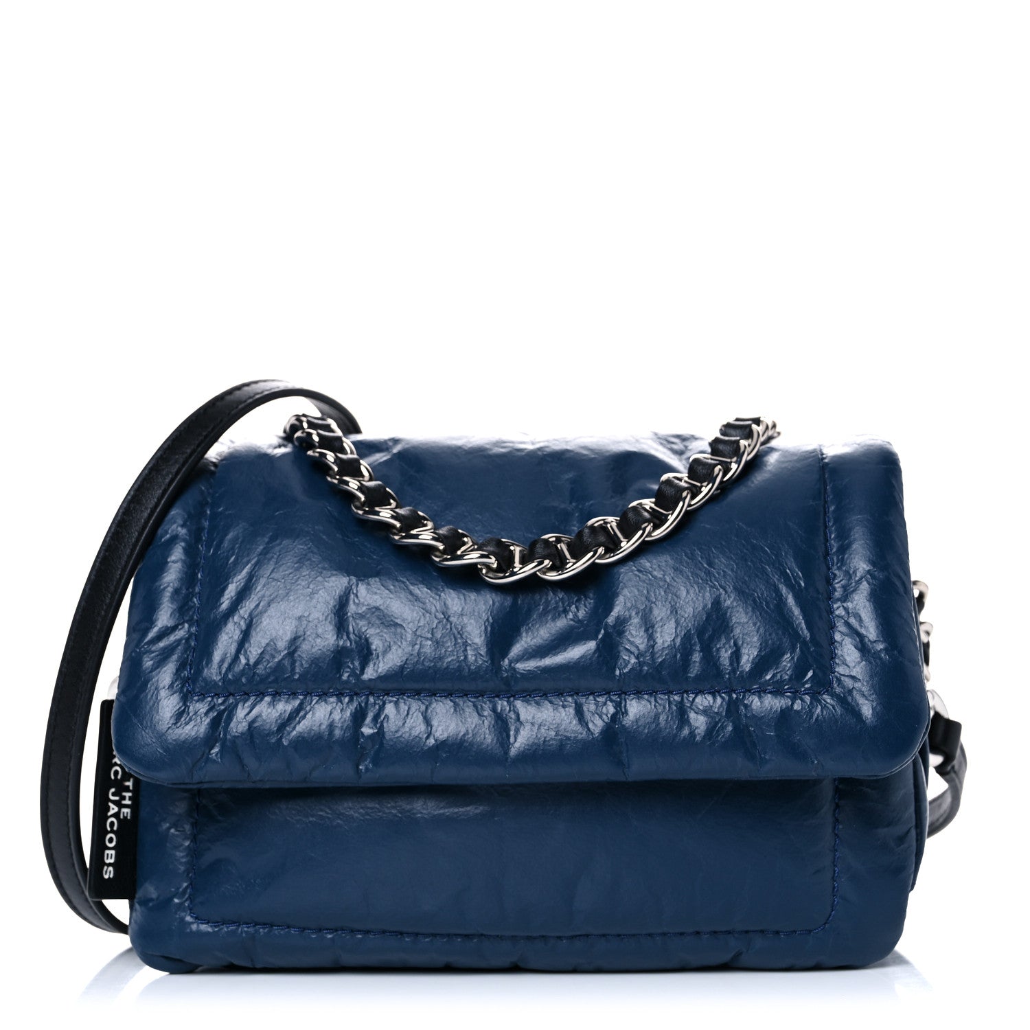 Marc Jacobs Lambskin The Pillow Bag Blue Sea 1 of 10