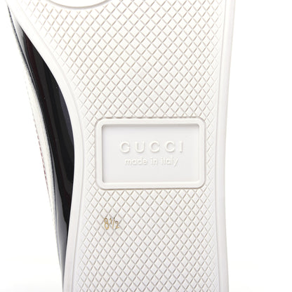 Gucci Patent Calfskin Web Falacer Sneakers 8.5 Black 8 of 15
