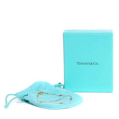 Tiffany 18K Yellow Gold Blue Sapphire Color By The Yard Elsa Peretti Bracelet 6 of 6