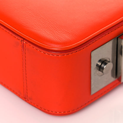 Celine Nappa Side Lock Dragonne Shoulder Bag Bright Orange 11 of 13