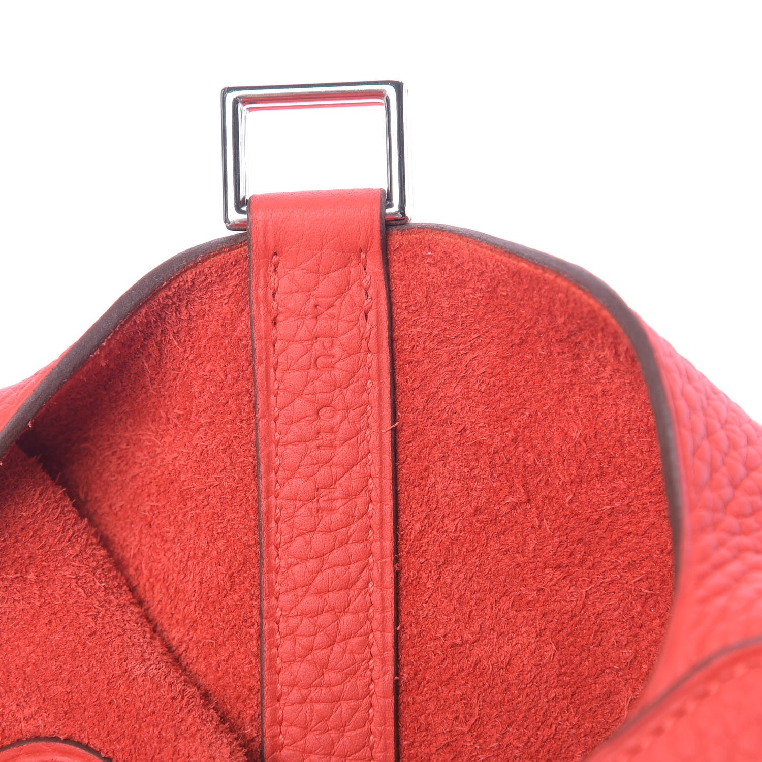 Hermes Taurillon Clemence Picotin Lock 22 MM Rouge Tomate 7 of 11