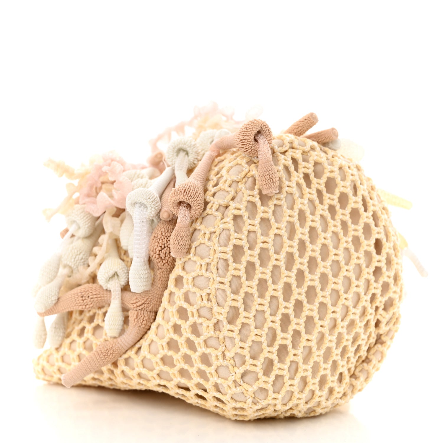 Chanel Crochet Seashell Coral Bag Light Beige 9 of 11