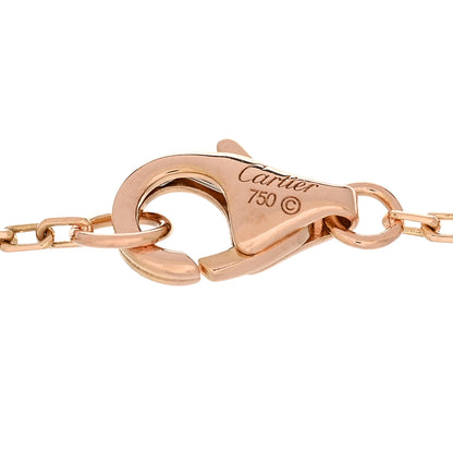 Cartier 18K Pink Yellow White Gold Trinity Heart Bracelet 3 of 3