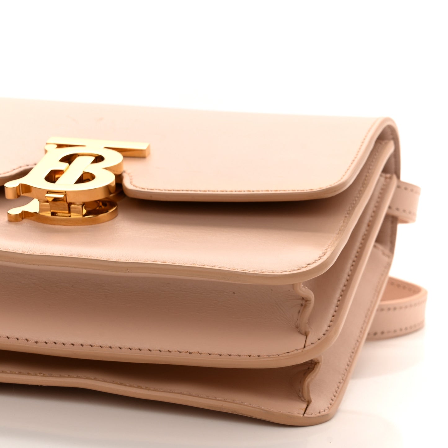 Calfskin Small TB Bag Rose Beige