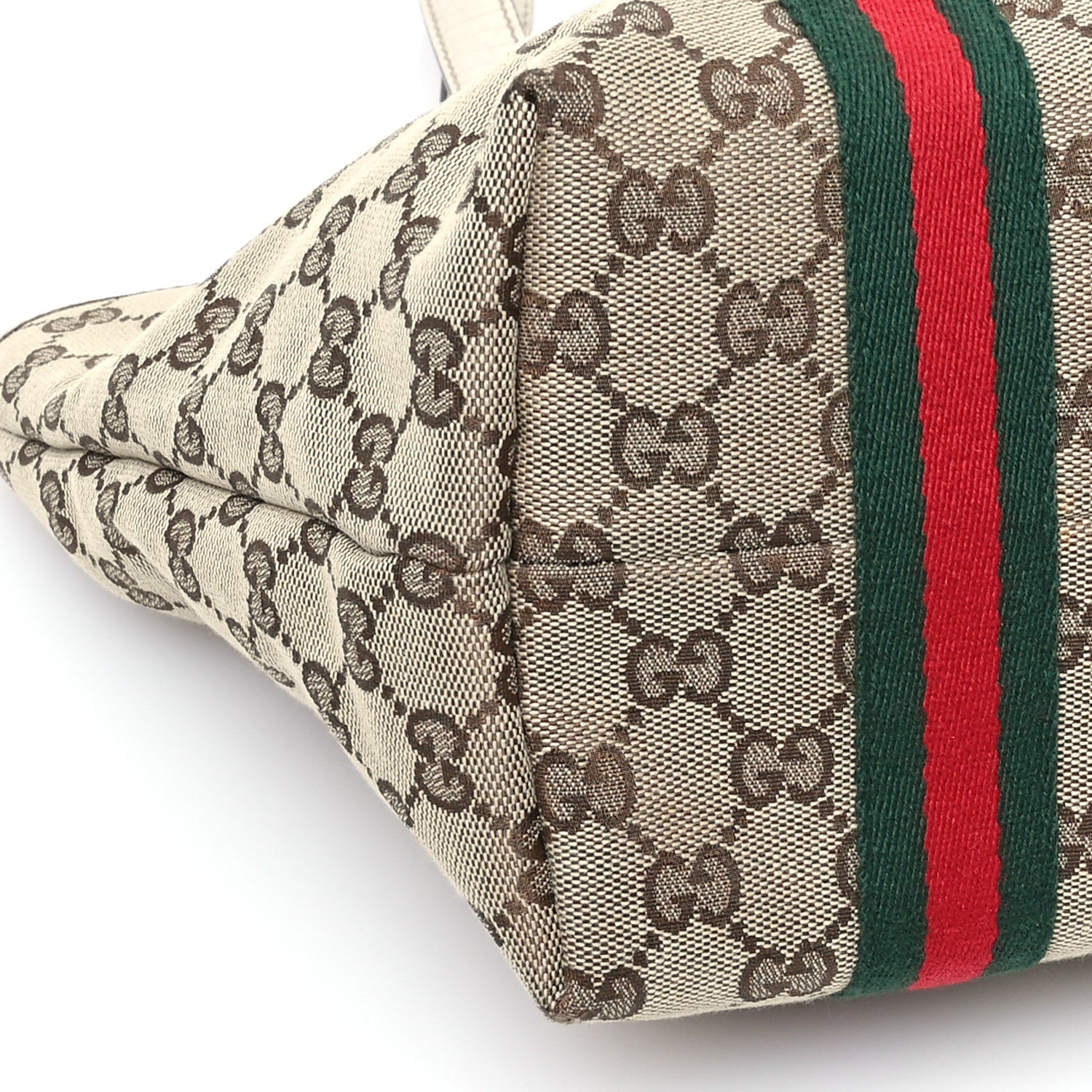 Gucci Monogram Medium Jolicoeur Tote White 9 of 11