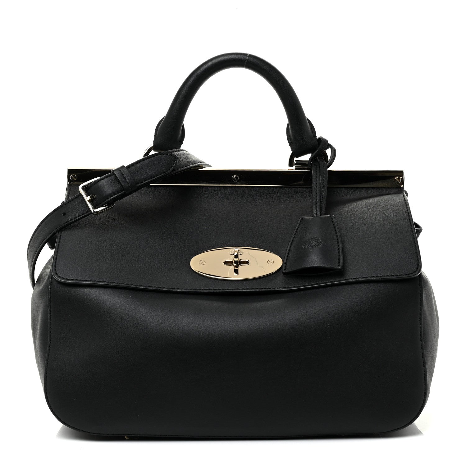 Mulberry Calfskin Suffolk Black 1 of 25