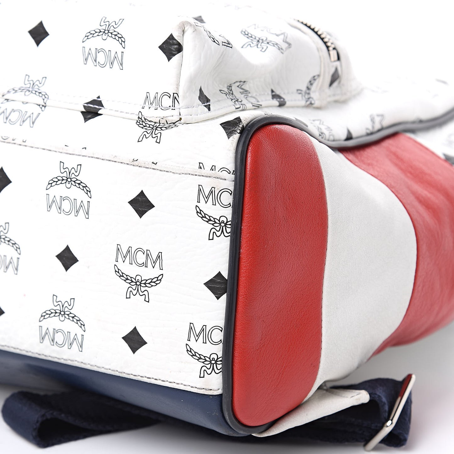 Visetos Medium Stark Backpack White Red