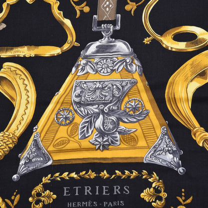 Hermes Cashmere Silk Etriers Shawl 140 8 of 11