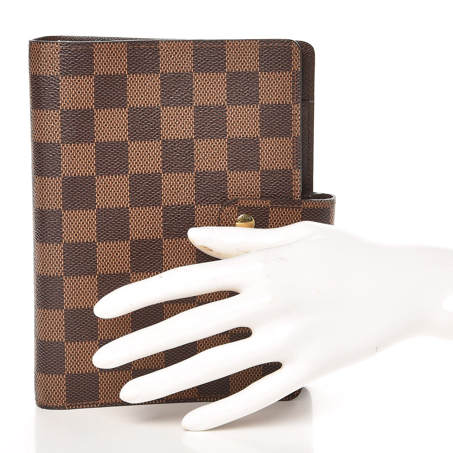 Damier Ebene Medium Ring Agenda Cover