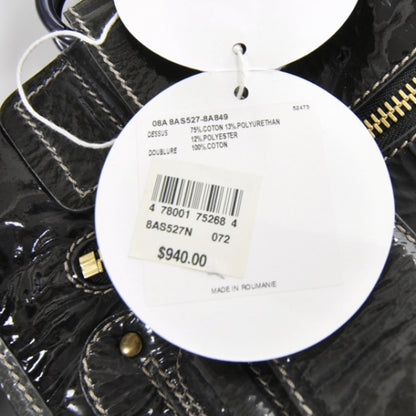 Chloe Patent Bay Tote Black 11 of 11
