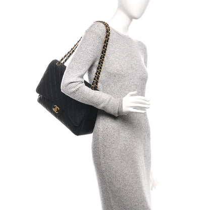 Chanel Caviar Quilted Maxi Double Flap Black 2 of 7