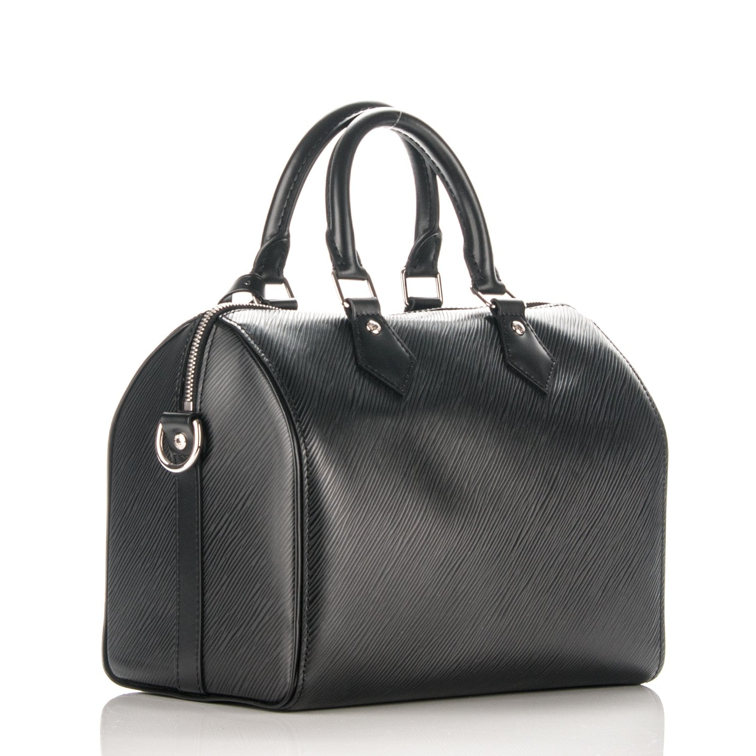 Louis Vuitton Epi Speedy Bandouliere 25 Black 3 of 8