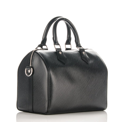 Louis Vuitton Epi Speedy Bandouliere 25 Black 3 of 8