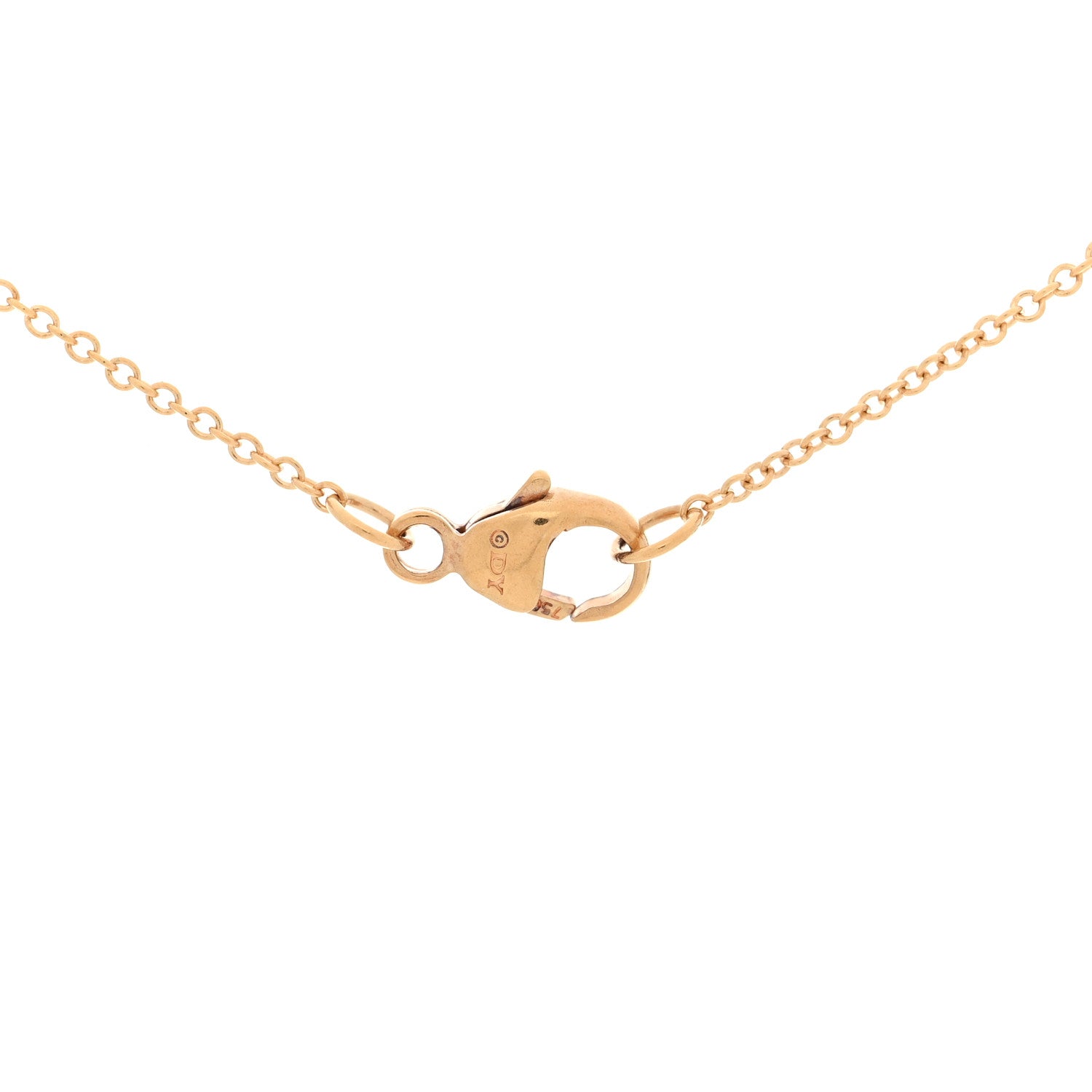 David Yurman 18K Yellow Gold 1mm Chain Necklace 4 of 4