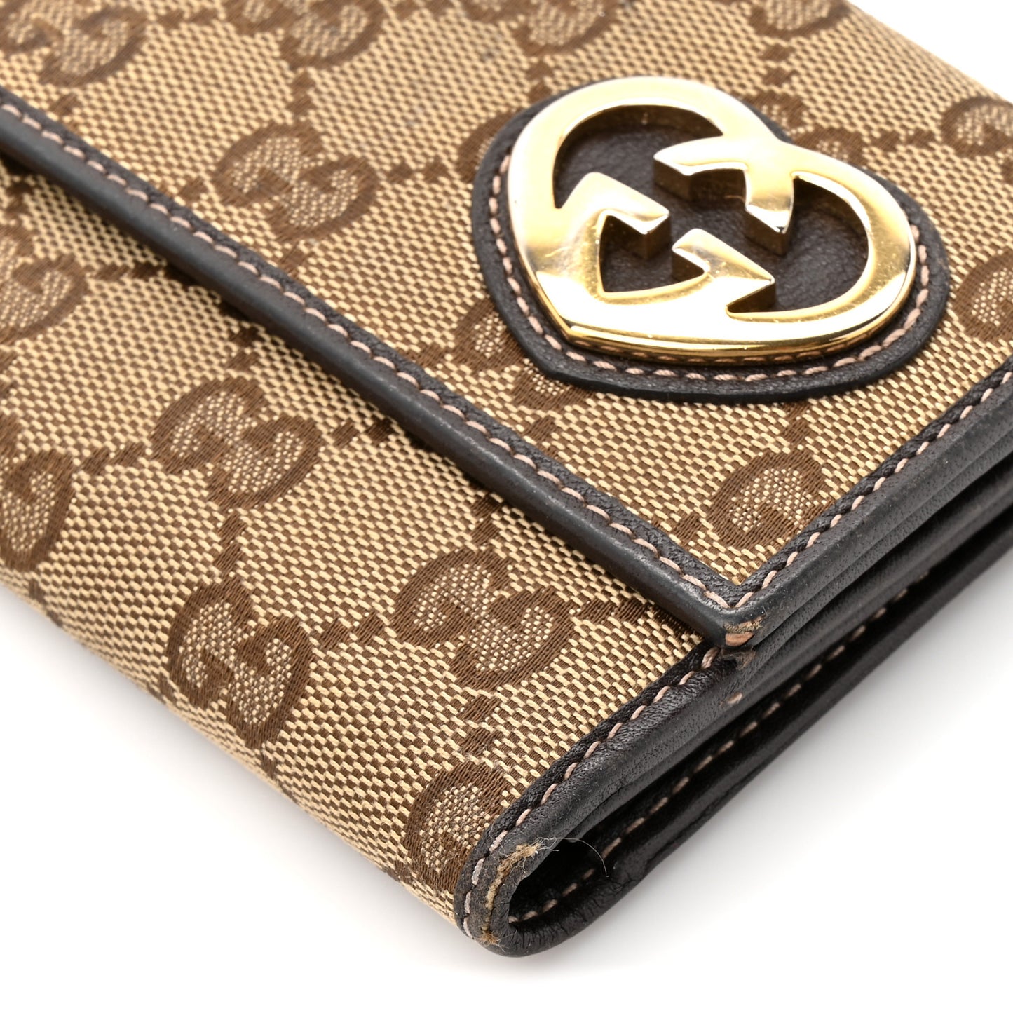 Monogram Lovely Heart Continental Wallet Brown