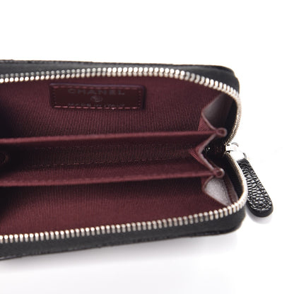 Chanel Caviar Quilted Zip Coin Purse Black 5 of 8