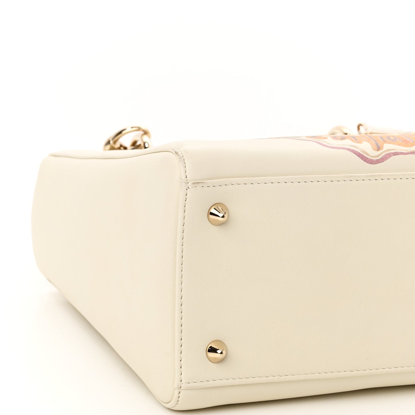 Calfskin Amour Print Medium Lady Dior Multicolor