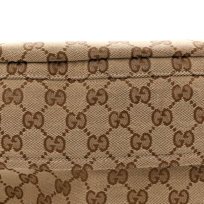 Gucci Monogram Large Belt Bag Beige Dark Brown 6 of 8