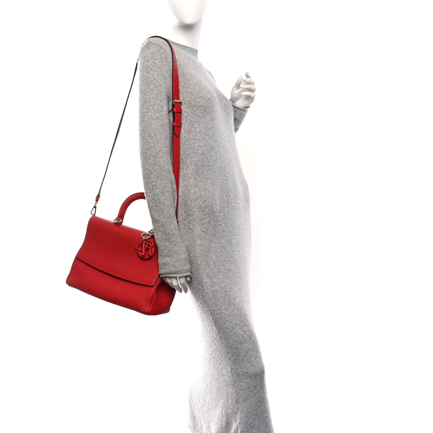 Bullcalf Medium Be Dior Flap Red Pink