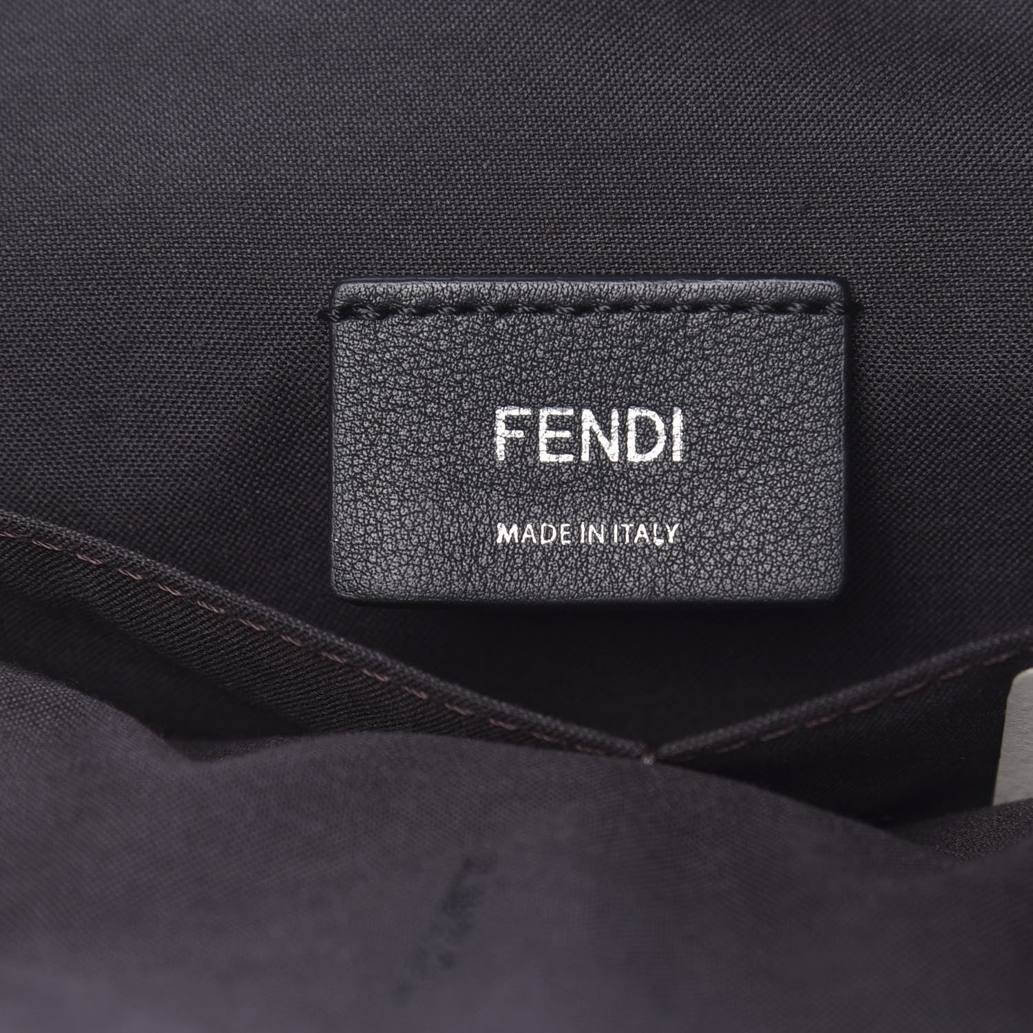 Fendi Vitello Century Opaco Large Back to School Backpack Black 5 of 11