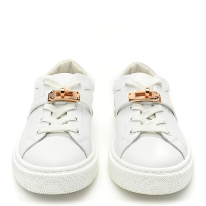 Hermes Calfskin Day Sneakers 36 White 2 of 12