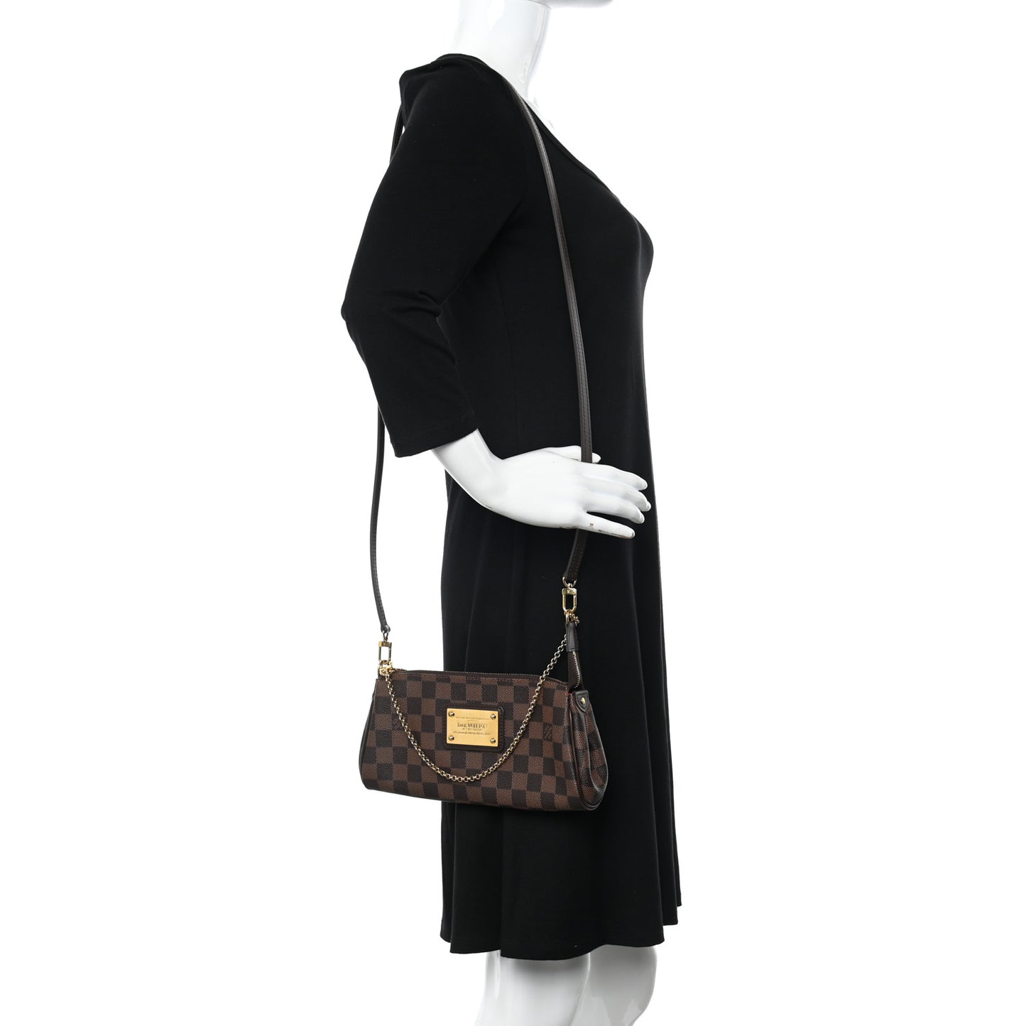 Damier Ebene Eva Clutch