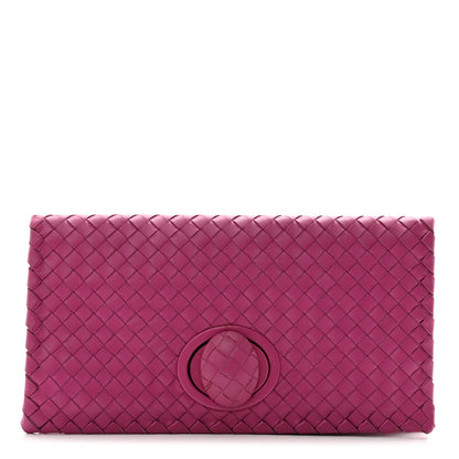 Bottega Veneta Nappa Intrecciato Turnlock Clutch Ametiste 1 of 11