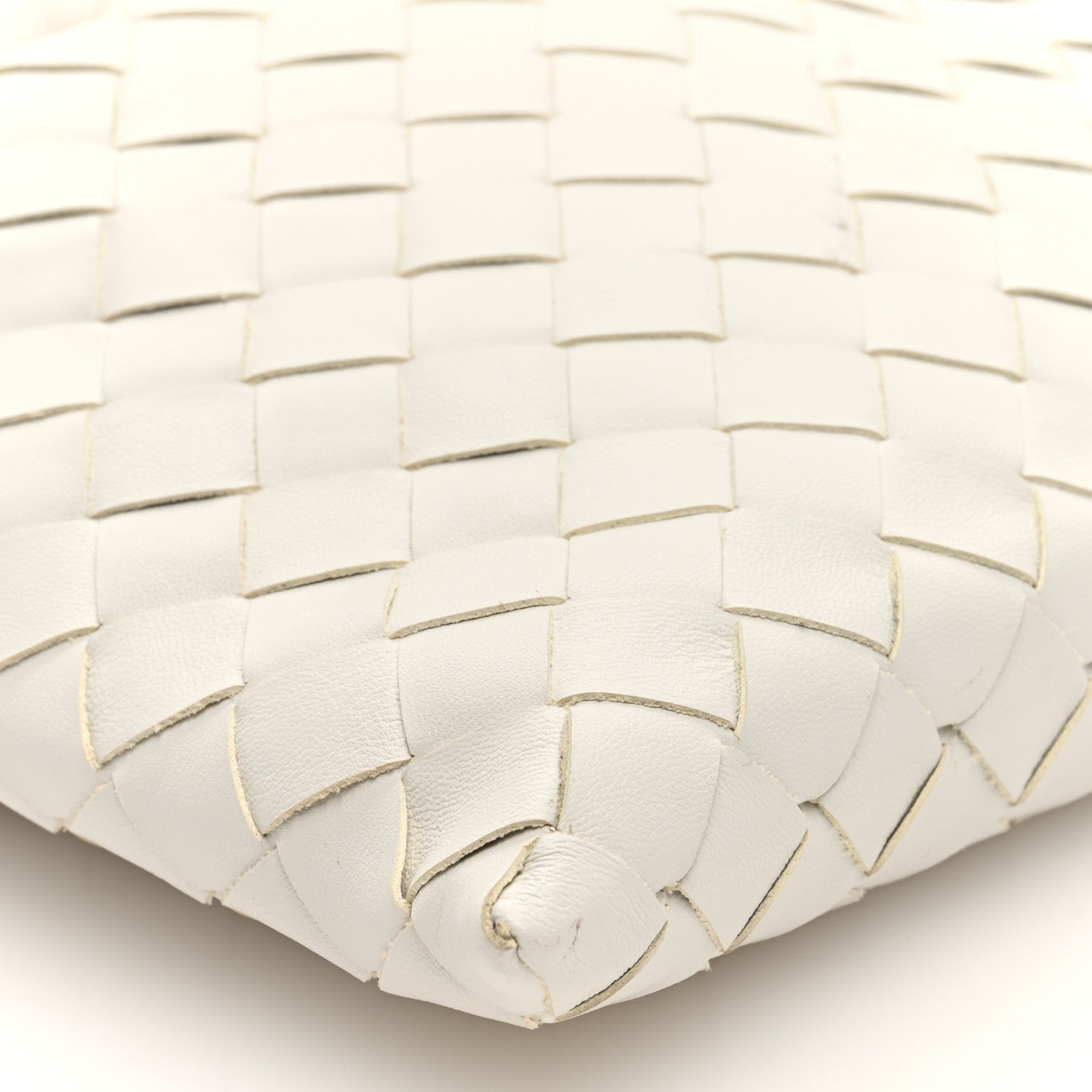 Bottega Veneta Calfskin Intrecciato Mini Hop White 8 of 10