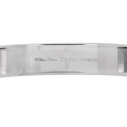 Tiffany Stainless Steel Titanium Paloma Picasso Caliper Cuff Bracelet 3 of 3