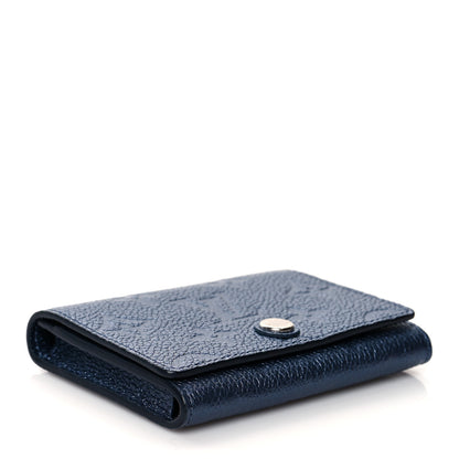 Louis Vuitton Metallic Monogram Business Card Holder Navy Nacre 4 of 7