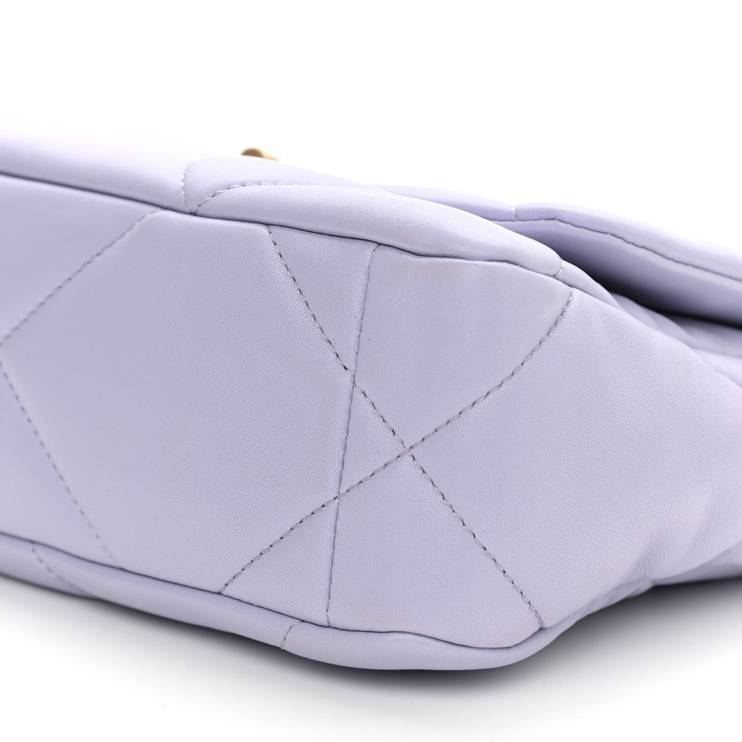Chanel Lambskin Quilted Medium Chanel 19 Flap Light Purple 9 of 9