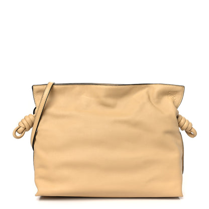 Loewe Nappa Flamenco Knot Clutch  Dark Butter 1 of 10