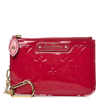 Louis Vuitton Vernis Key Pouch Rose Indien 1 of 8
