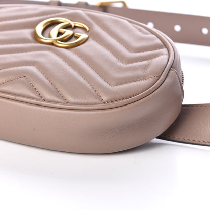Gucci Calfskin Matelasse GG Marmont Belt Bag 105 42 Porcelain Rose 6 of 9