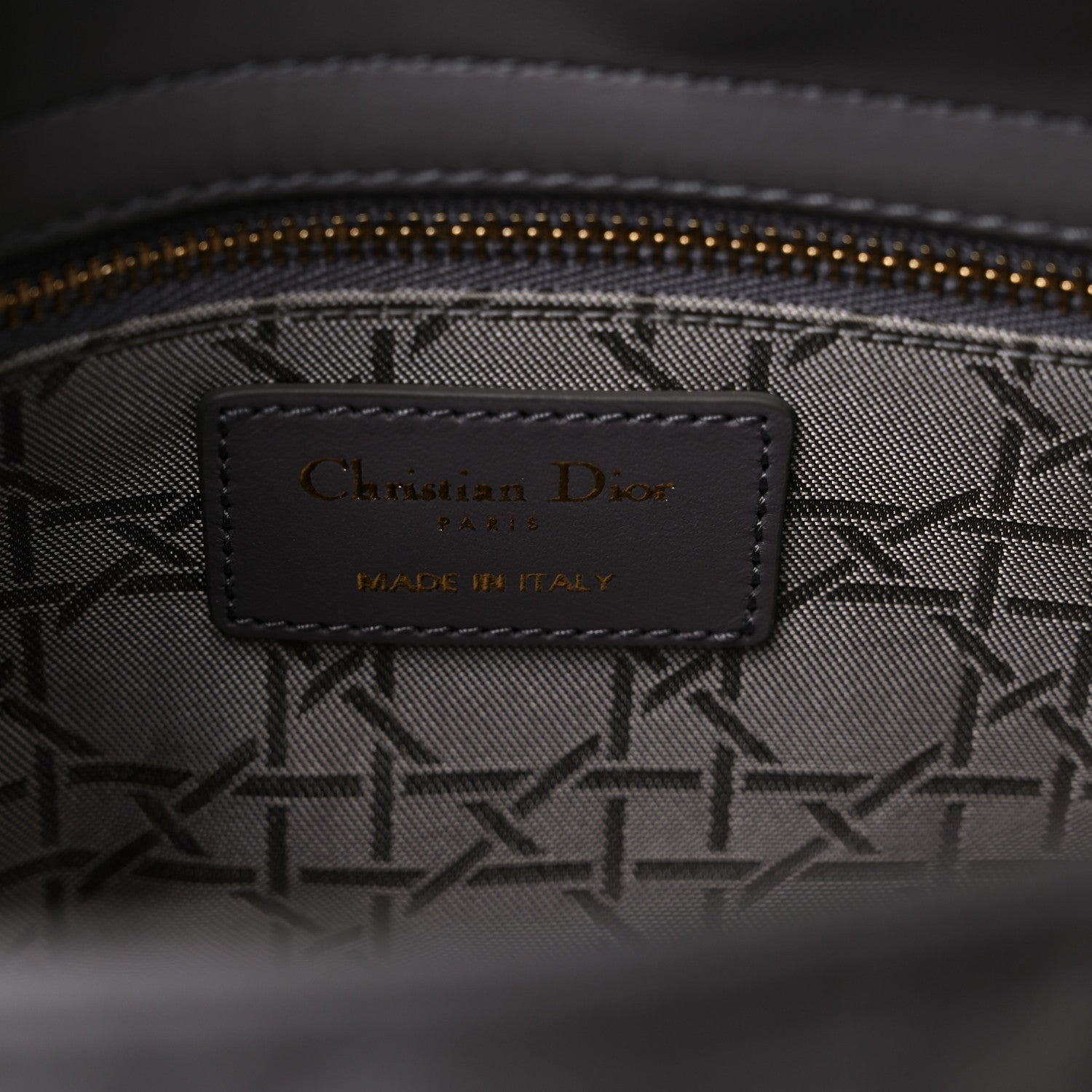 Christian Dior Lambskin Cannage Small My ABC Dior Lady Dior Grey 6 of 11