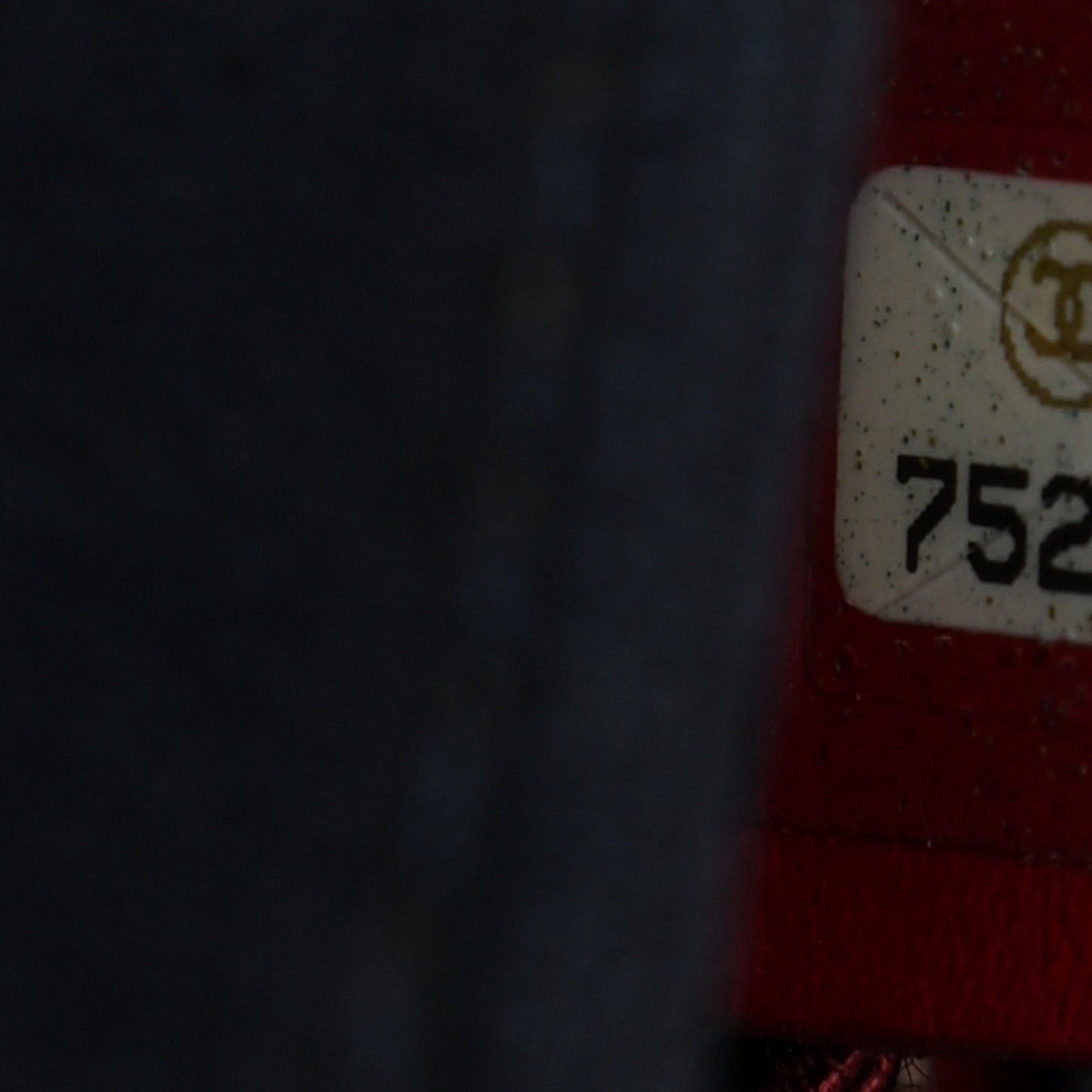 Canvas Metallic Lambskin Chocolate Bar N°5 Bag Navy Blue