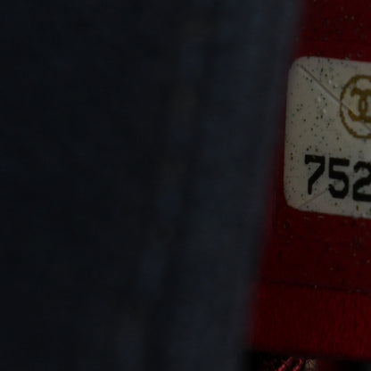 Chanel Canvas Metallic Lambskin Chocolate Bar N°5 Bag Navy Blue 7 of 10