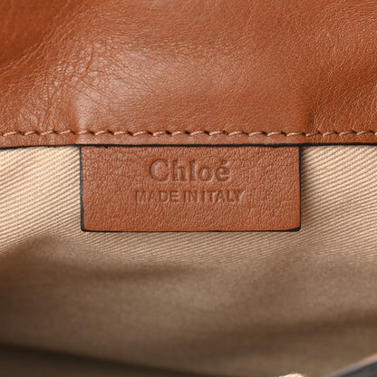 Chloe Suede Calfskin Mini Faye Backpack Tan 8 of 10