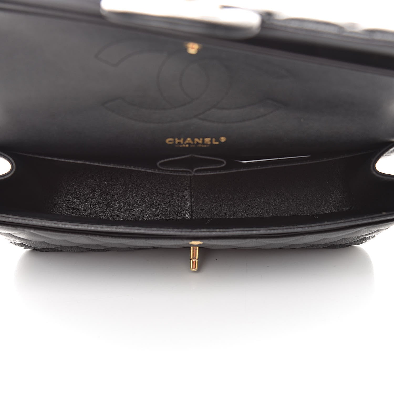 Chanel Caviar Quilted Jumbo Double Flap Black 5 of 18