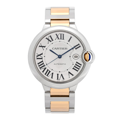 Cartier Stainless Steel 18K Yellow Gold 42mm Ballon Bleu De Cartier Automatic Watch 1 of 5
