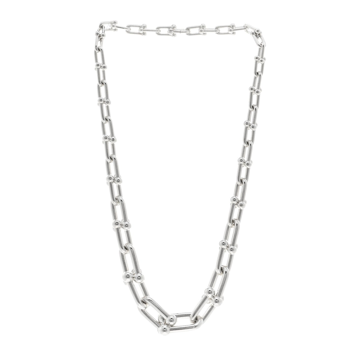 Sterling Silver HardWear Graduated Link Necklace