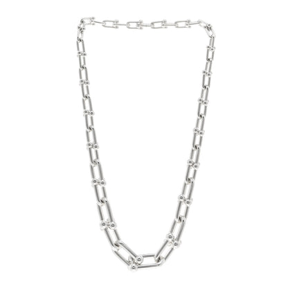 Tiffany Sterling Silver HardWear Graduated Link Necklace 3 of 4