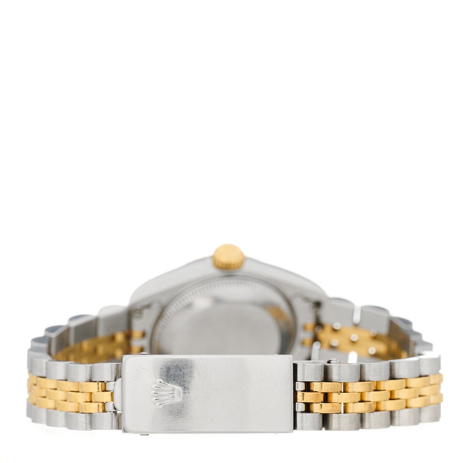 Rolex Stainless Steel 18K Yellow Gold Diamond 26mm Oyster Perpetual Datejust Watch Champagne 69173 3 of 4